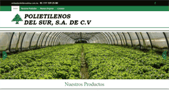 Desktop Screenshot of polietilenosdelsur.com.mx